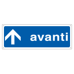 2355 - Cartello informazione avanti verso l'alto