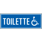 2554 - Cartello TOILETTE DISABILI