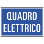 2629 - Cartello informazione Quadro elettrico