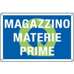 2687 - Cartello qualità MAGAZZINO MATERIE PRIME