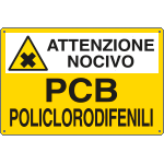 2723 - Cartello sostanze pericolose PCB POLICLORODIFENILI