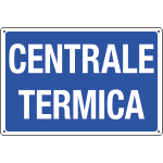 3119 - Cartello informazione CENTRALE TERMICA
