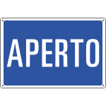 3126 - Cartello informazione APERTO