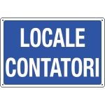 3181 - Cartello informazione LOCALI CONTATORI