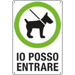 3363 - Cartello " io posso entrare"