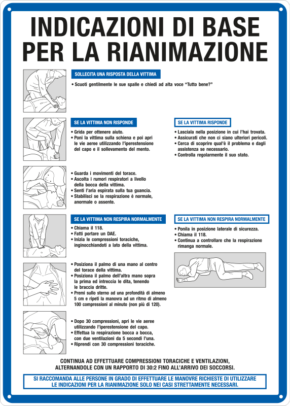 3651 - indicazioni di base per la rianimazione