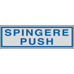 96781 - Etichette argento SPINGERE PUSH