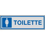 96785 - Etichette argento TOILETTE DONNA