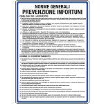 10205KS - Etichetta adesiva norme generali prevenzione infortuni