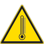 1140K - Cartello pericolo alta temperatura