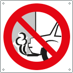 1337X - Cartello divieto tenere acceso il motore