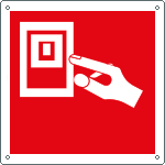 15147KS - Etichetta autoadesiva sicurezza interruttore elettrico