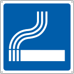 15160Y - Cartello posto fumo