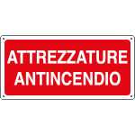 16101X - Cartello antincendio attrezzature antincendio