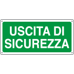 16120WS - Etichetta adesiva uscita di sicurezza