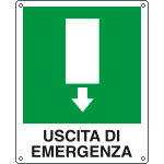 20107K - Cartello uscita di emergenza