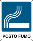 20111Y - Cartello posto fumo