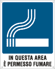 20169X - Cartello in questa area permesso fumare