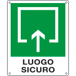 20194X - Cartello LUOGO SICUREZZA
