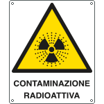 416301X - Cartello pericolo contaminazione radioattiva