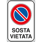 5624Y - Cartello Sosta vietata