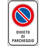 5629Y - Cartello Divieto di parcheggio