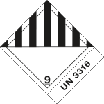 8211L - etichetta 100x120 MISCELLANEOUS DANGEROUS UN3316