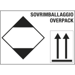 8222N - etichetta 245x175 Overpack limited quantit