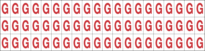 910G - Foglio n.60 etichette adesive B/R lettera G