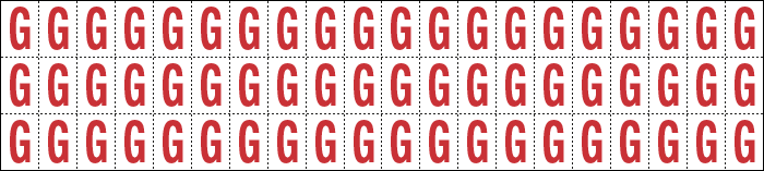 911G - Foglio n.60 etichette adesive B/R lettera G