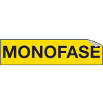 9121A - Foglio n. 1 etichette adesive MONOFASE