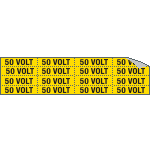 9131C - Foglio n.16 etichette adesive 50 VOLT