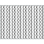 91700C - Foglio n.80 etichette con simbolo CE