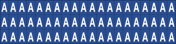 920A - Foglio n.60 etichette adesive B/B lettera A