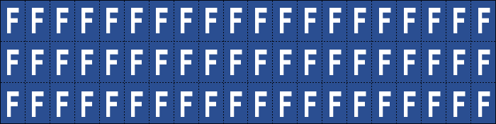 920F - Foglio n.60 etichette adesive B/B lettera F