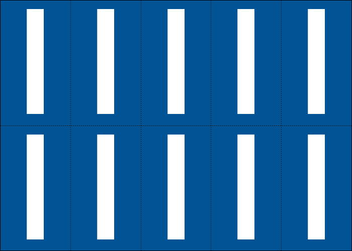 925I - Foglio n.10 etichette adesive B/B lettera I