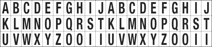 931AZ - Foglio n.60 etichette adesive B/N lettera da A a Z