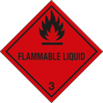 9444C - Etichetta adesiva FLAMMABLE LIQUID (3)