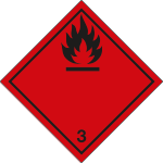 9452F - Etichetta adesiva FLAMMABLE solo simbolo (3)