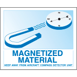 9479K - Etichetta adesiva MAGNETIZED MATERIAL