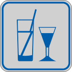 9652B - Etichetta argento simbolo BAR