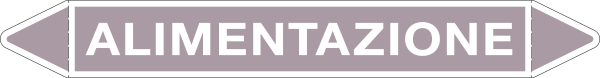 99202A - foglio 5 elichette per tubazioni fondo viola ALIMENTAZIONE