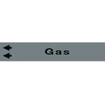 99C650NAS - foglio da 5 etichette fondo grigio GAS sx