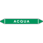 99C710C - etichetta singola autoadesiva con frecce per ACQUA