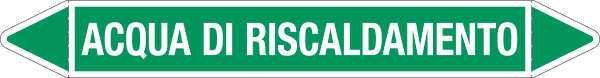 99C830B - foglio da 5 etichette autoadesive con frecce e simboli ACQUA DI RISCAL