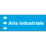 99C970NDS - Foglio da 5 etichette "ARIA INDUSTRIALE " sinistra