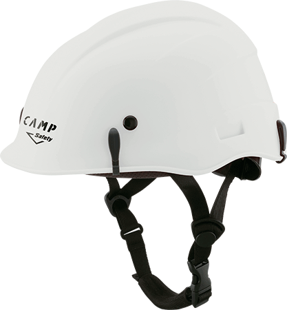 ANCE0209W - Elmetto ABS bianco sottogola sgancio rapido regolaz. a rotella  EN 397