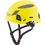 ANCE0747HV - elmetto dielettrico con sottogola GIALLO FLUO EN397 e EN50365 classe 0