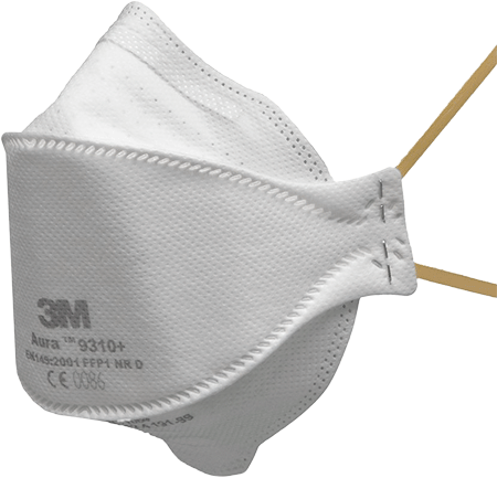 AP9320 - Respiratore 3M 9320+pieghevole FFP2 per polveri