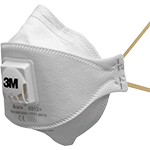 AP9322 - Respiratore 3M 9322+ pieghevole FFP2 polveri con valvola